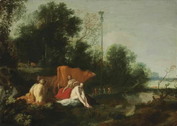 Landschaft mit Satyr, Nymphen und Vieh