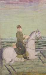Ein Mughal-Adliger zu Pferd, ca. 1700