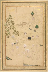 Picknick in den Bergen, Einzelillustration