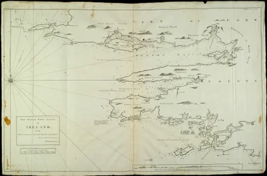Die Südwestküste Irlands von den Staggs von Castle Haven bis Dursey I. Vermessen und navigiert von M. Mackenzie Sen. 1775