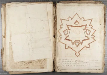 Portfolio von Zeichnungen von Mutio Oddi aus Urbino und anderen - Po Fume, ca. 1635-40