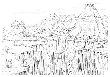 Canyon, Nordamerika, 1841