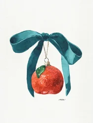 Festlicher Mandarinenschmuck