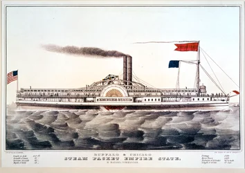 Dampfschiff Empire State, Verbindung zwischen Buffalo und Chicago