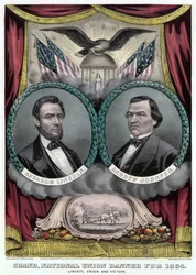 Großes Banner der National Union für 1864