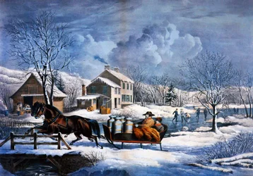 Neuengland im Winter