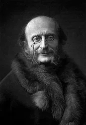 Der französische Komponist Jacques Offenbach (1819-1880), um 1876