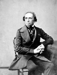 Deutscher Komponist Giacomo Meyerbeer, fotografiert von Nadar