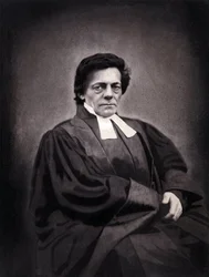 Porträt von Alphonse Monod, Pastor schweizerischer Herkunft (1802-1856)