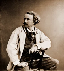 Porträt von Felix Tournachon, bekannt als „Nadar“ 1820-1910 (Foto)