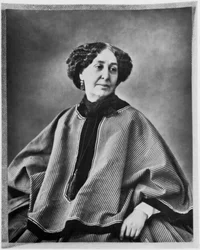 George Sand, französische Autorin, 1864