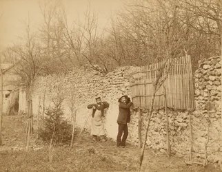 Ermitage de Sénart, ein Gärtner und Jules Belaube
