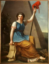 Die Freiheit. Allegorie der Freiheit als Frau mit phrygischer Mütze