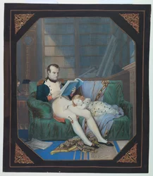 "Glanzbild": Napoleon in seinem Arbeitszimmer