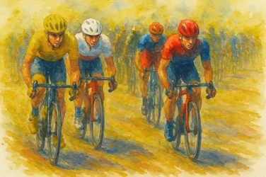 Radrennen Aktion