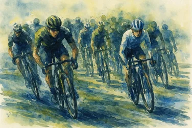 Dynamisches Radrennen