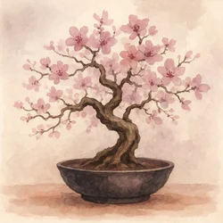 Rosa Kirschbonsai