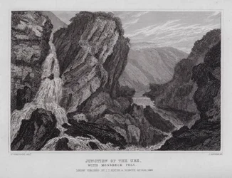 Zusammenfluss von Ure und Mossbeck Fell