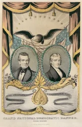 Großes nationales demokratisches Banner