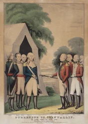 Kapitulation von Cornwallis: bei York-Town, Virginia, Okt. 1781