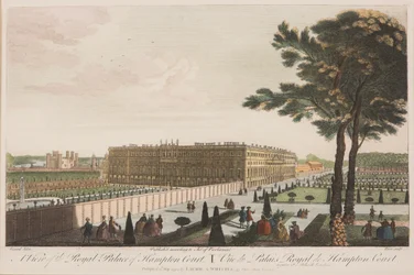 Der königliche Palast von Hampton Court