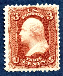 3c Washington Neuauflage Einzelstück, 1875