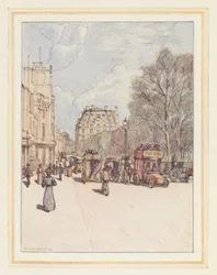 Piccadilly Blick nach Osten