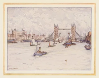 Der Turm und die Tower Bridge