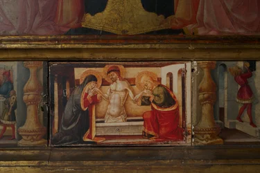 Detail aus der Krönung der Jungfrau