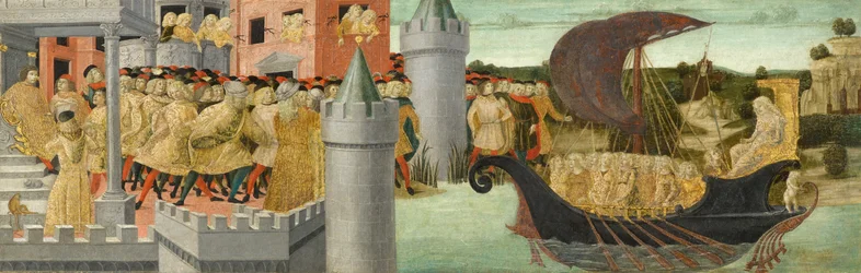 Der Besuch von Kleopatra bei Antonius (um 1475-1480)