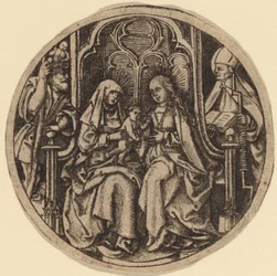 Madonna mit Kind und den Heiligen Christophorus und Erasmus