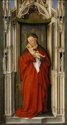 Jungfrau und Kind in einer Nische, ca. 1500