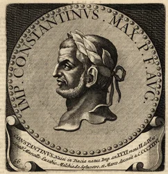 Porträt des römischen Kaisers Konstantin der Große