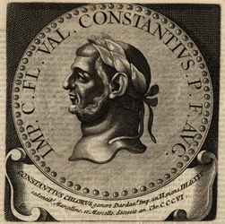 Porträt des römischen Kaisers Constantius I.
