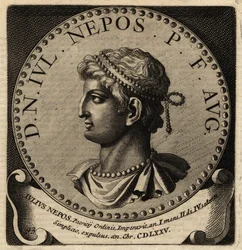 Porträt des römischen Kaisers Julius Nepos