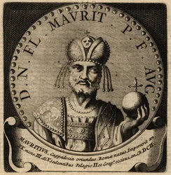 Porträt des römischen Kaisers Maurikios