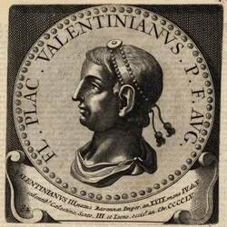 Porträt des römischen Kaisers Valentinian III.