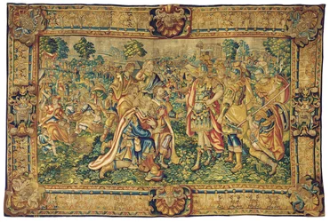 Historischer Wandteppich, erstes Viertel des 17. Jahrhunderts
