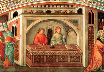 Geschichte des Heiligen Matthäus, (Detail)