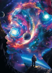 Kosmische Gedankenlandschaft