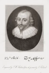 William Shakespeare. Porträt von Hilliard