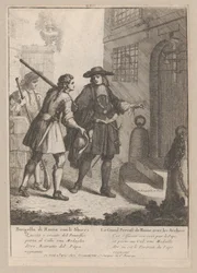 Der große Probst von Rom mit seinen Bogenschützen, 1648-1700