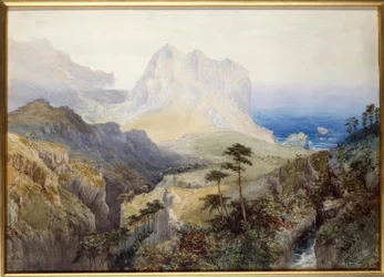 Eine Schlucht in der Nähe des Meeres, Südalpen, Neuseeland