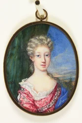 Lady Henrietta Cavendish Harley, später Gräfin von Oxford (Emaille)
