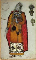 Kostümentwurf für "Tristan und Isolde" von Wagner, 1912