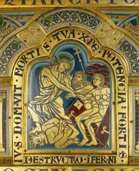 Christi Abstieg zur Hölle, vom Verduner Altar
