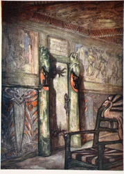 Zimmer von Munthe in Holmencollen, 1905
