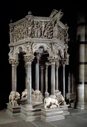 Gotische Kunst: Marmorkanzel