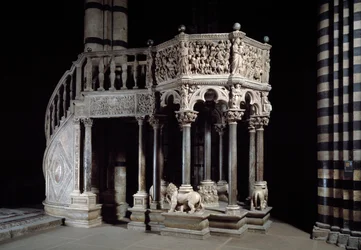 Gotische Kunst: Marmorkanzel