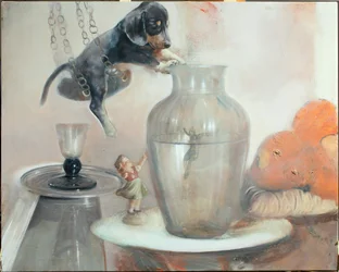 Hund mit Vase, 2011